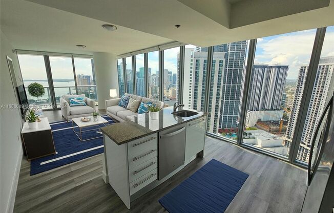 2 beds, 2 baths, 1,315 sqft, $4,650, Unit 888 Biscayne Blvd # 40-01 (A11688689)