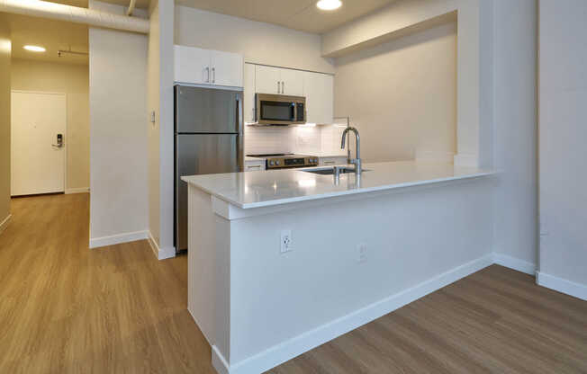 Kitchen with Stainless Steel Appliances