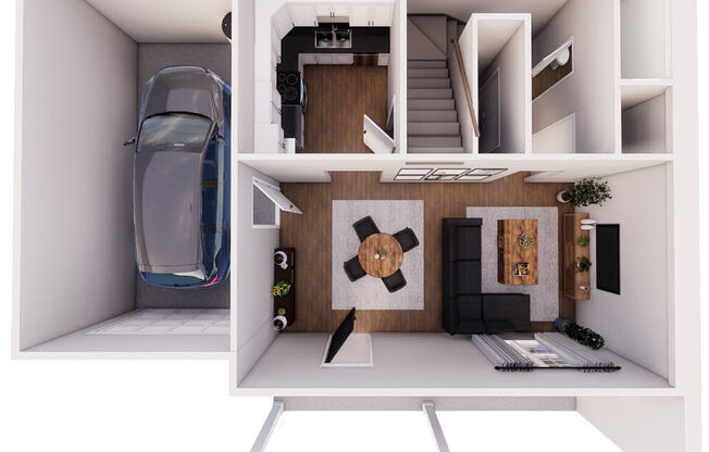 2 beds, 2.5 baths, 1,200 sqft, $1,750