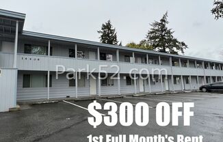 $300 Off First Full Month! Recently Remodeled - 1 Bedroom Ground Floor Apartment