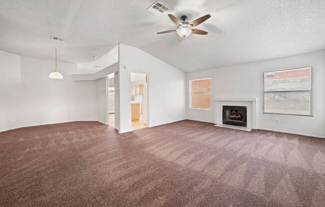 MOVE TO THIS ONE-STORY HOME IN HENDERSON WITH RV PARKING! NO HOA!