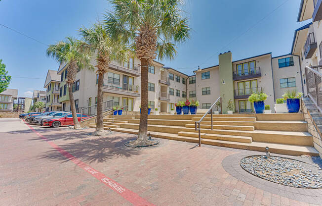 Entrance Path at Vue Live Oak, Texas, 75204