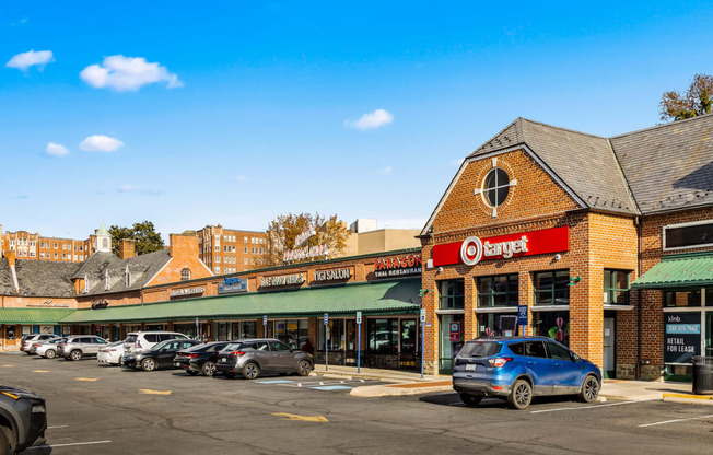 Complimentary parking in front of The Park & Shop shopping center
