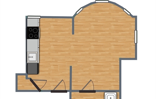 1 bed, 1 bath, 450 sqft, $2,700, Unit 10