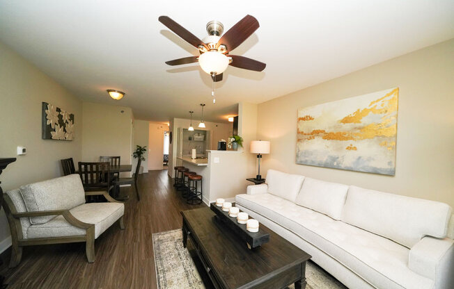 Open Floor Plan Layouts at Copper Creek Apartment Homes, Maize, Kansas 67101