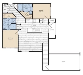 2 beds, 2 baths, 1,240 sqft, $1,970