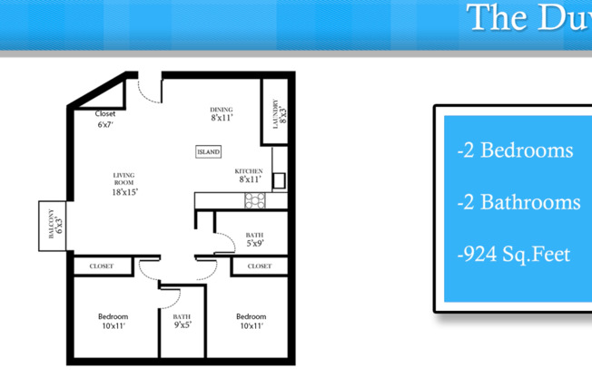 2 beds, 2 baths, 924 sqft, $1,850, Unit Unit 302