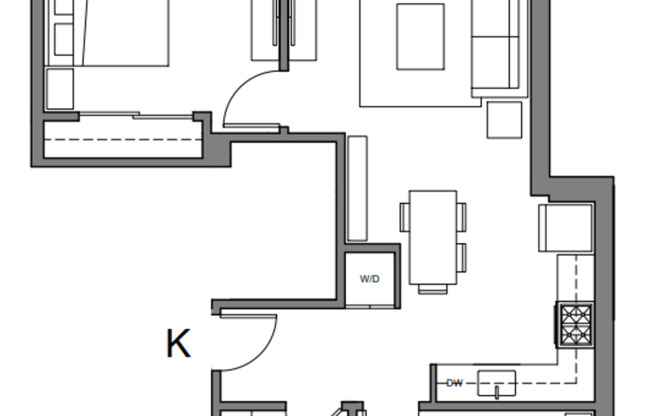 1 bed, 1 bath, 780 sqft, $3,300, Unit 312