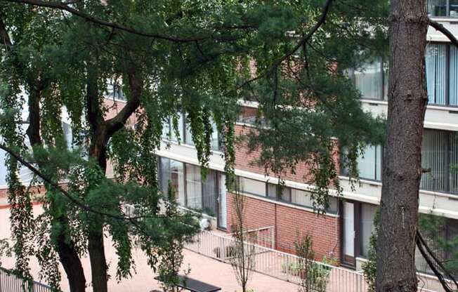 Resident Terrace at Calvert House Apartments, Washington, Washington