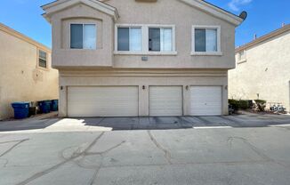 3 bedroom 2 car garage townhouse in gated community near Russell and Boulder Hwy ready for immediate move in!