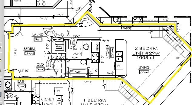 2 beds, 2 baths, 1,008 sqft, $1,695, Unit APT 29W