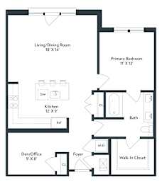 1 bed, 1 bath, 946 sqft, $1,998
