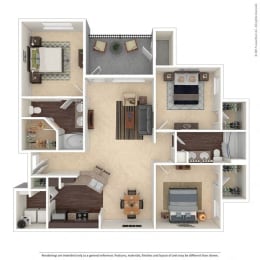 3 beds, 2 baths, $1,735