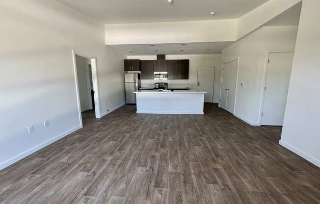 Living Area With Kitchen at Commons on the Tualatin River, Tualatin, Oregon