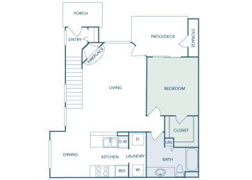 1 bed, 1 bath, 854 sqft, $2,317