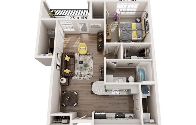 1 bed, 1 bath, 777 sqft, $1,485, Unit 4306