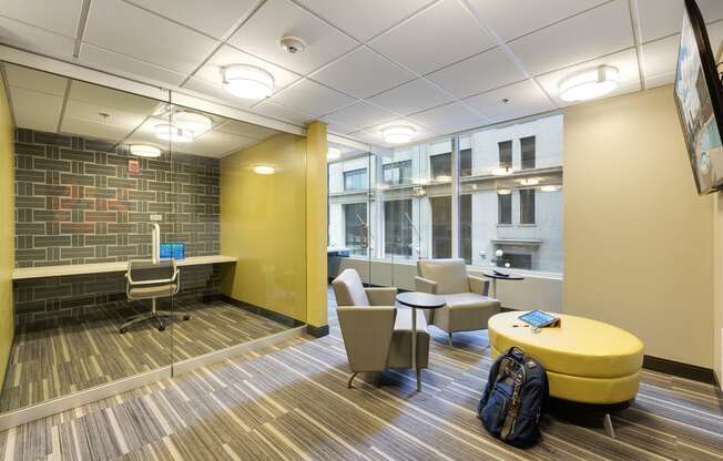 Galtier Towers Apartments in Lowertown, St. Paul, MN Modern Business Center