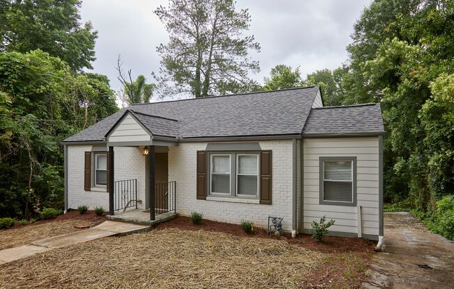 Super cute East Atlanta home with secluded yard escape!