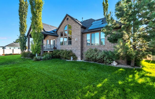 Stunning brick home for rent in Plain City, Utah.