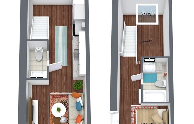 1 bed, 1 bath, 720 sqft, $1,661