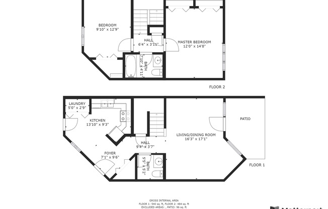 2 beds, 1.5 baths, 1,023 sqft, $1,070, Unit 653