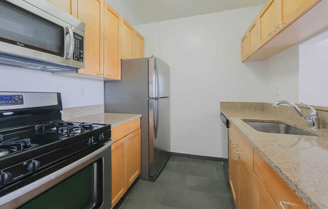 Kitchen with Stainless Steel Appliances