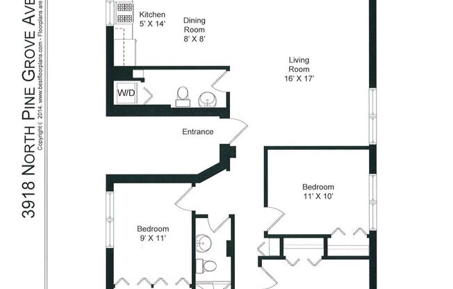 3 beds, 2.5 baths, 1,140 sqft, $3,650, Unit 3918-2