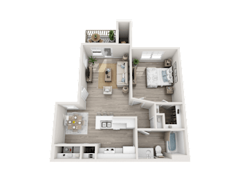 1 bed, 1 bath, 700 sqft, $1,095