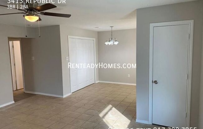 3 beds, 2 baths, $1,725