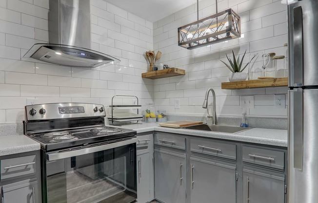 Furnished apartment interior