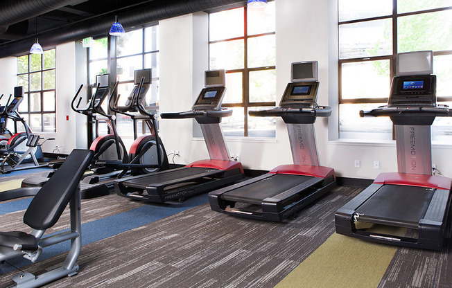 Cardio equipment, free weights and more in our fully-equipped fitness center