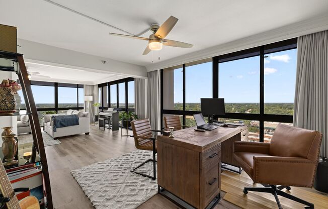 Ceiling to Floor Bayshore Views at The Monte Carlo