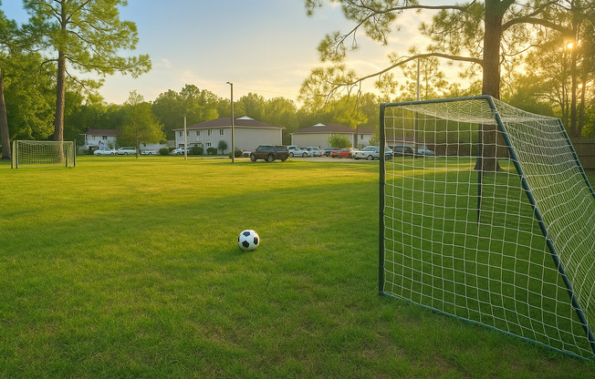 Golden Hour at the Soccer Field
