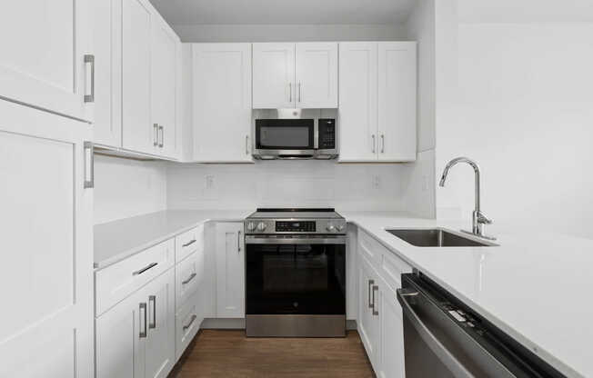Kitchen with Stainless Steel Appliances