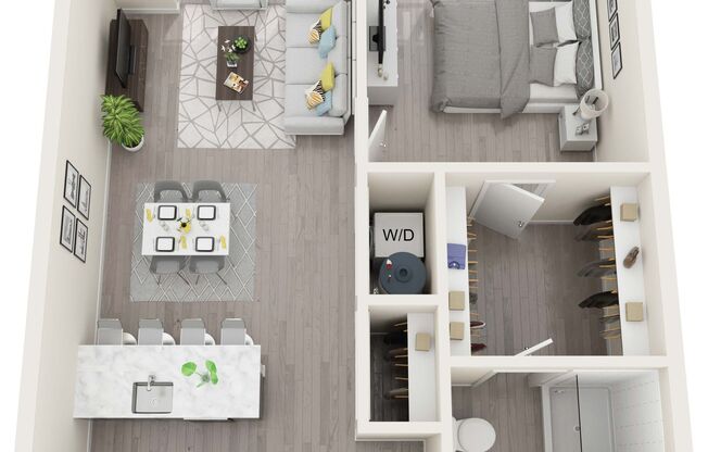 1 bed, 1 bath, 745 sqft, $2,225, Unit 322