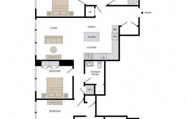 3 beds, 2.5 baths, 1,626 sqft, $5,700, Unit 2910