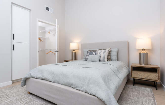 Bedroom with nightstand