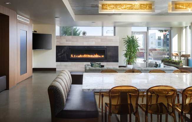 Media Lounge at Centerra, San Jose, California