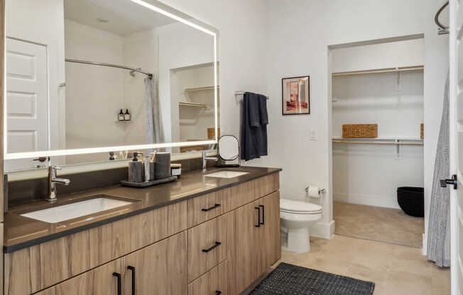 Bathroom with Double Vanity