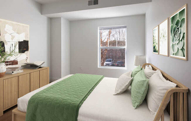 Bedroom with Hard Surface Flooring