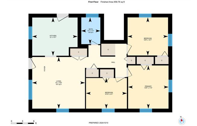 3 beds, 1 bath, $1,370