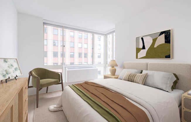 Bedroom with Hard Surface Flooring