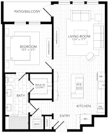 1 bed, 1 bath, 835 sqft, $3,022