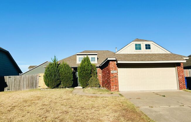 Spacious 4-bedroom, 2-bathroom house in Broken Arrow