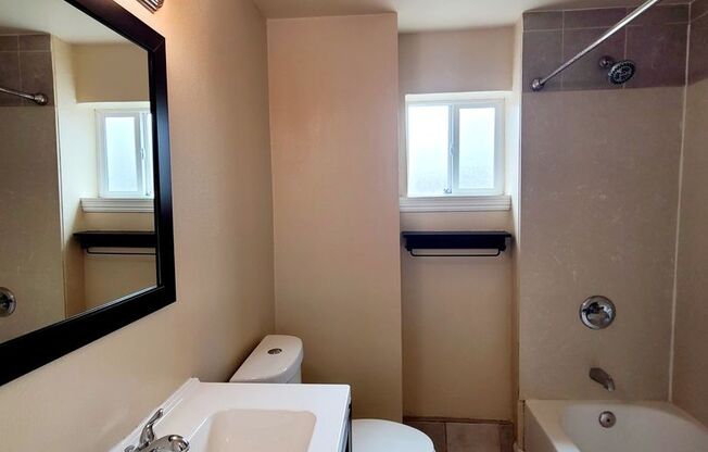 Totally remodeled. Impressive, open floor plan. 1-bed/1-bath. Private Washer/Dryer in-unit