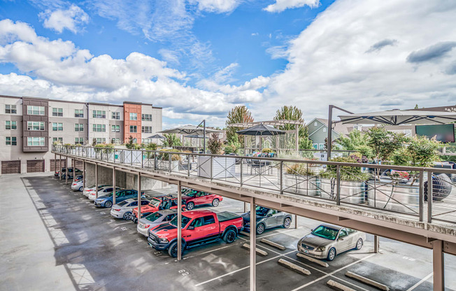 Abundant Parking at Platform 14, Hillsboro, OR