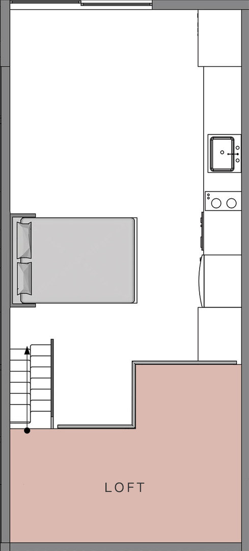 Studio, 1 bath, 426 sqft, $1,275, Unit 314