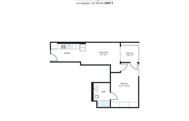 1 bed, 1 bath, 575 sqft, $3,550, Unit 434