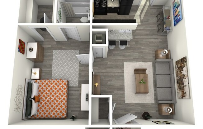 1 bed, 1 bath, 850 sqft, $970
