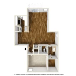 1 bed, 1 bath, 913 sqft, $1,178